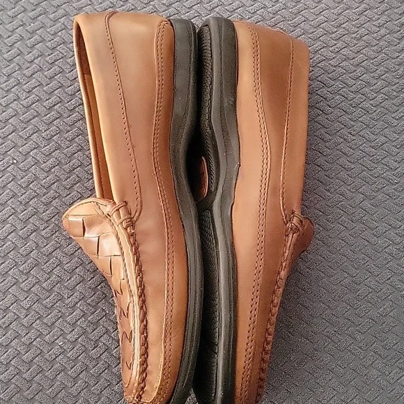 Johnston & Murphy Brown Woven Leather Loafer Style 20 8436 SZ 9.5 M - Picture 3 of 10